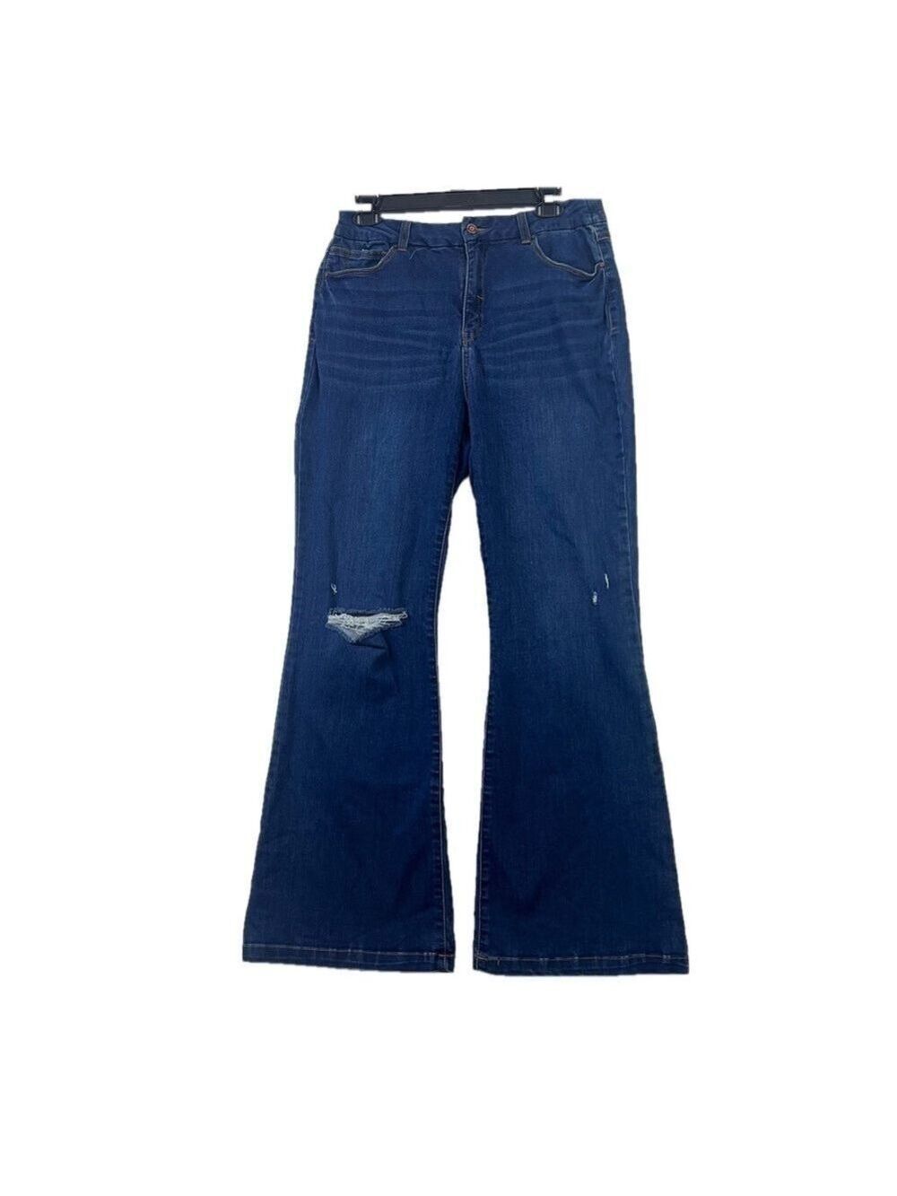 Sincerely Jules Flare Leg Jeans Sz 13/31 Dark Wash High Rise Blue Women’s